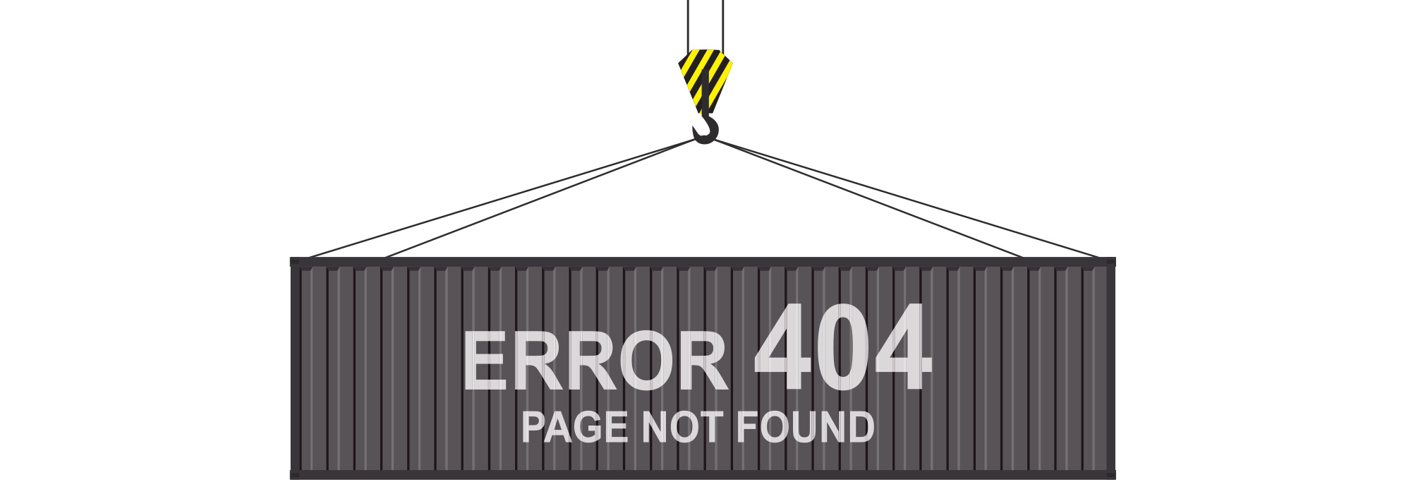 404 Error Shipping Container